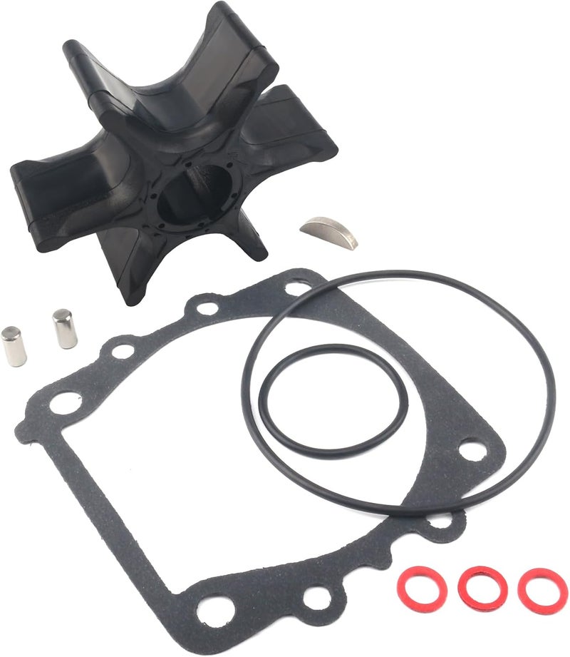 QUICKMARINE 6E5-44352 Marine Water Pump Impeller Service Kit fits Yamaha 2/4 Stroke 75-300 HP Boat Outboard Motor Replacement 6E5-44352-00 6E5-44352-01 Sierra 18-3071 - Image 1